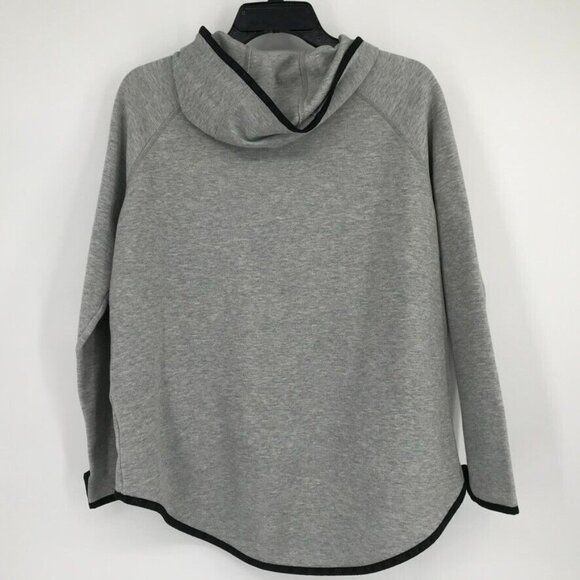 Nike Tech Fleece Cape Hoodie Sweatshirt jacket Women’s size medium Gray Zip - Picture 8 of 11